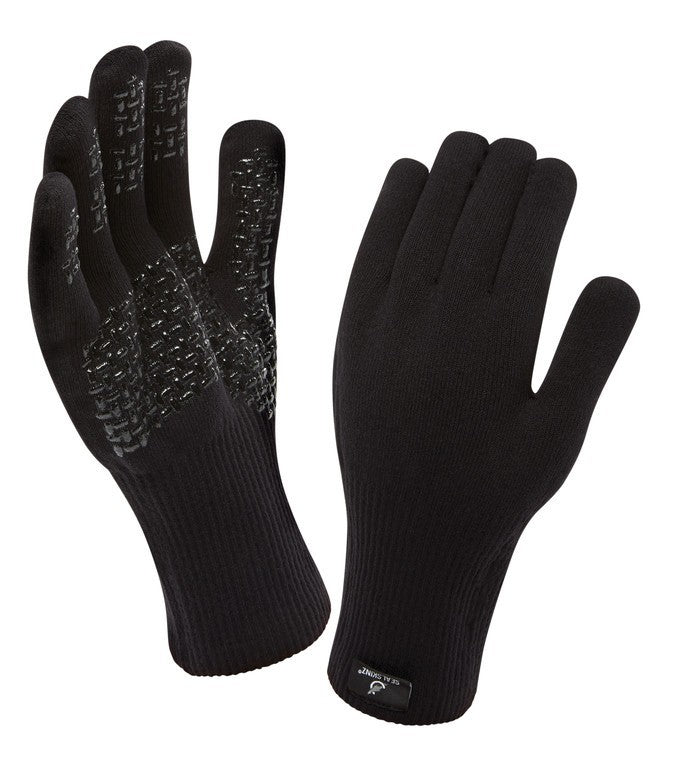 SealSkinz Ultra grip gloves guanti traspiranti ed impermeabili nero