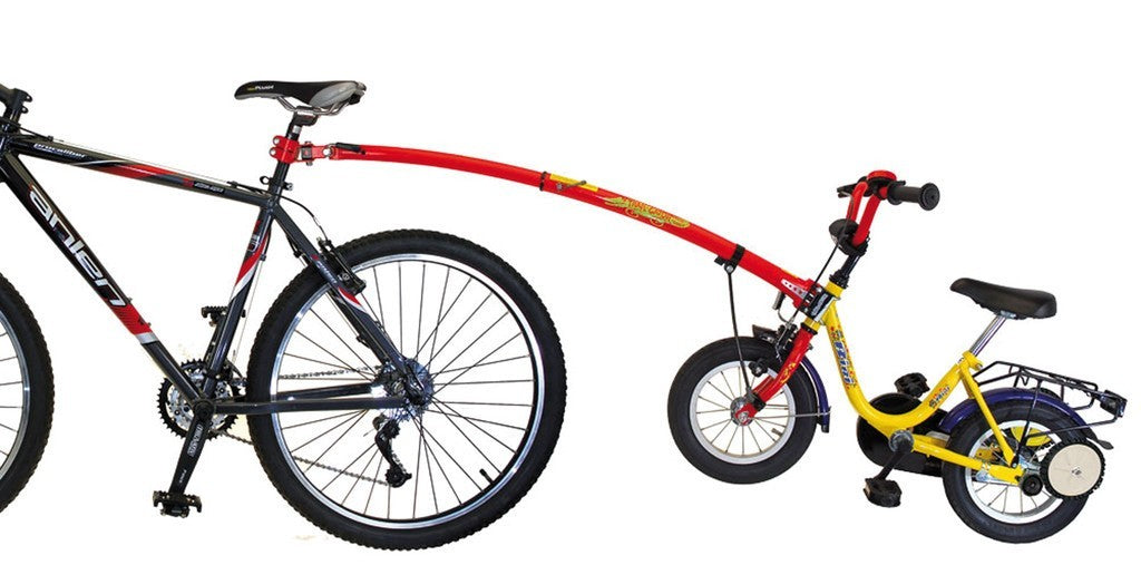 Trail Gator barra traino tandem bicicletta bimbo rosso