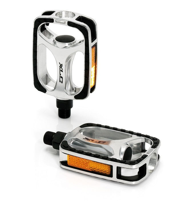 XLC pedali Comfort PD-C03 filetto 9/16" argento/nero