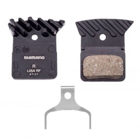 Shimano pastiglie in resina L05A con alette di ventilazione