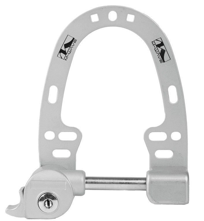 M-Wave Multi-function Booster lock lucchetto da telaio argento