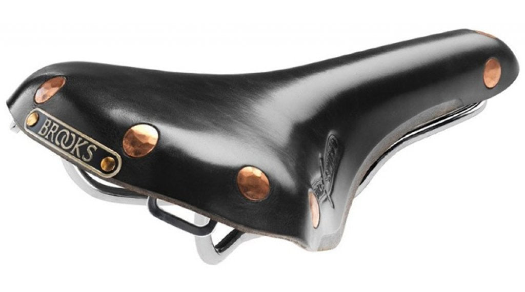 Brooks Swift Chrome black  sella in cuoio nero
