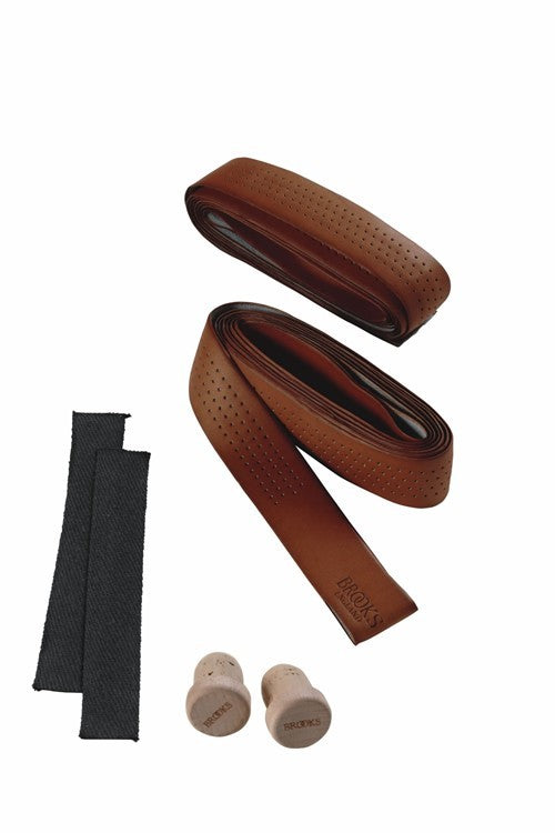 Brooks Leather bar tape brown nastro manubrio marrone
