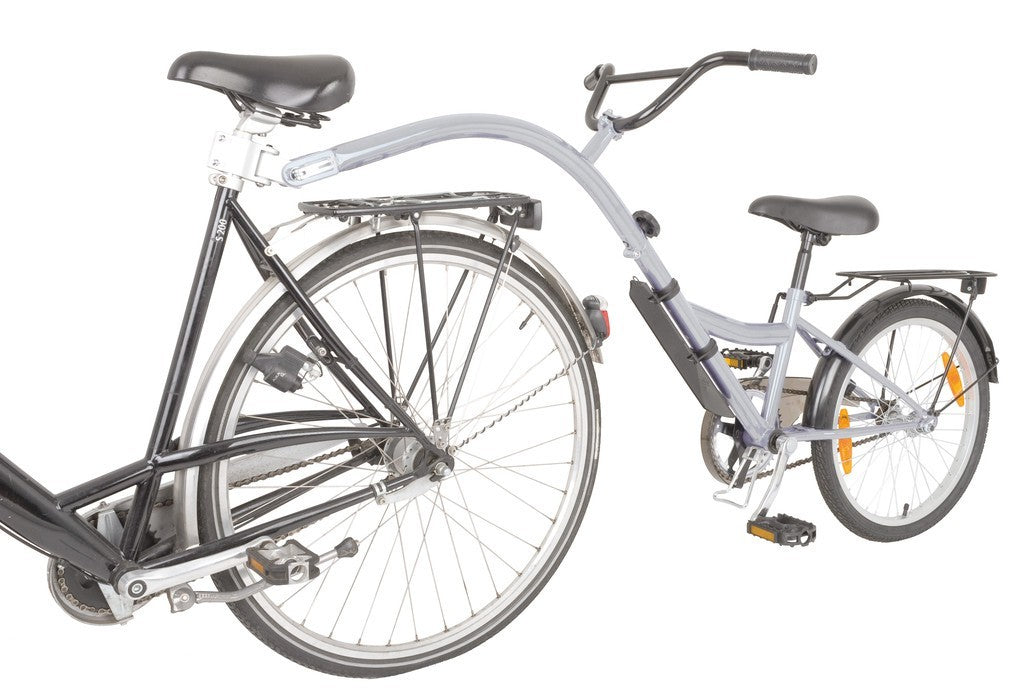 Trailer Bike  mezza bicicletta per bimbo da 20" argento 