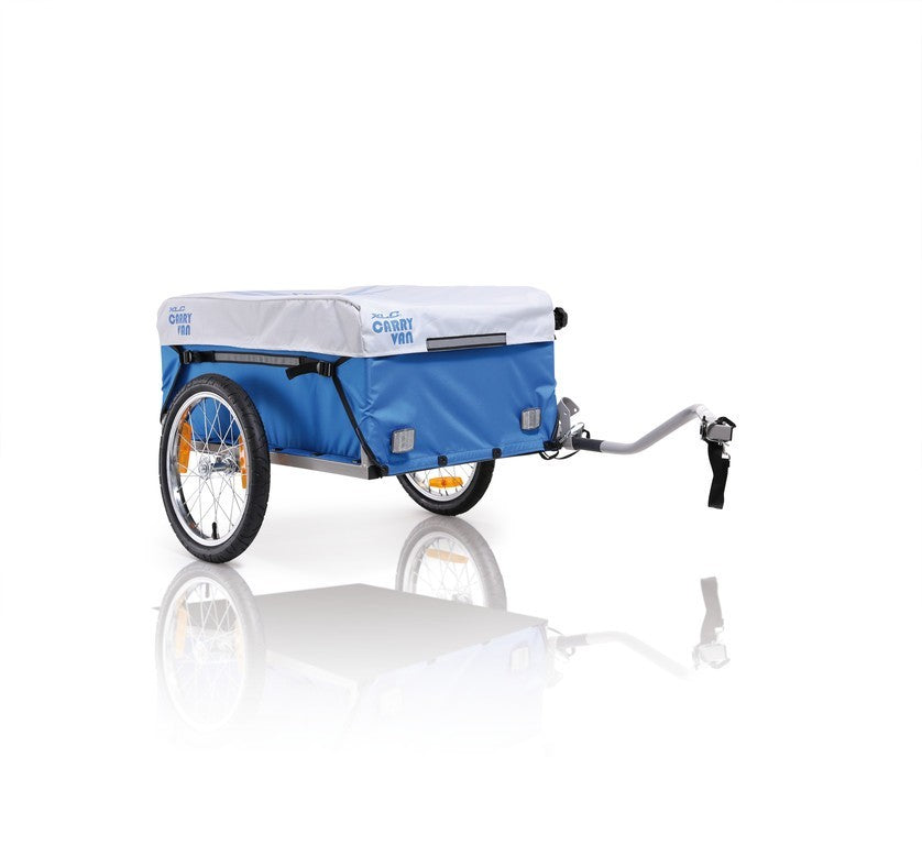 XLC Carry Van BS-L01 rimorchio portaoggetti per bicicletta grigio/azzurro