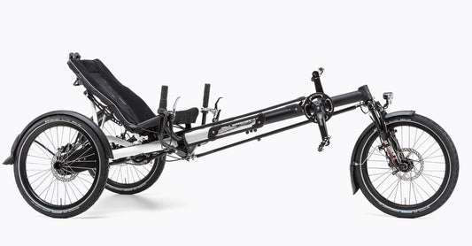 Hasebikes Kettwiesel EVO ammortizzato pieghevole bianco traffico