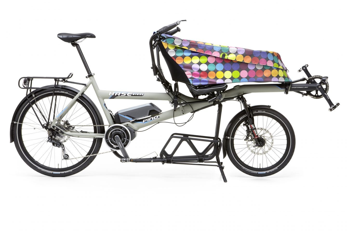 Hasebikes PINO Steps tandem elettrico bianco perla