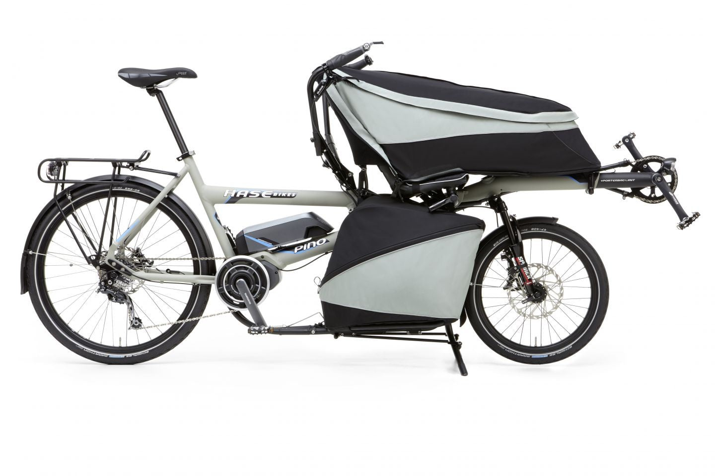 Hasebikes PINO Steps tandem elettrico bianco perla