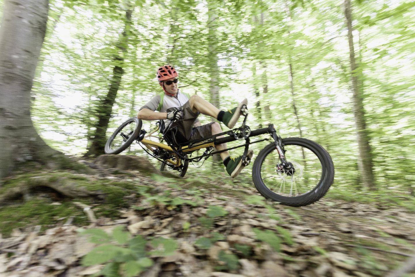 Hasebikes Kettwiesel KROSS ammortizzato e pieghevole giallo