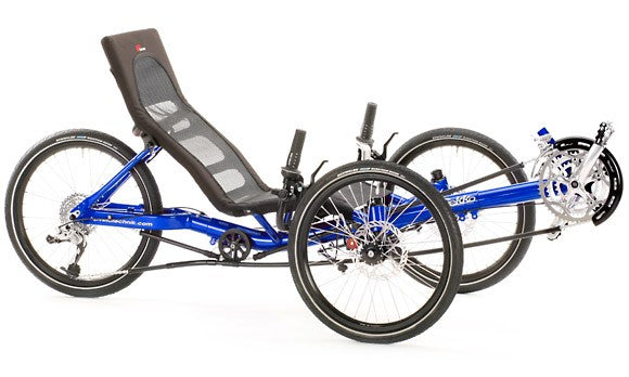 HP Velotechnick Gekko fx 20"/20" triciclo blue