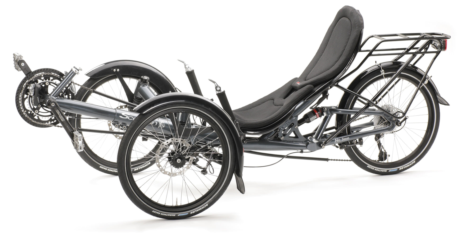 HP Velotechnik Scorpion fs 20"/20" triciclo blue grigio