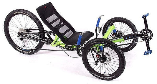 HP Velotechnik Scorpion fs Enduro 20"/26" triciclo ammortizzato verde