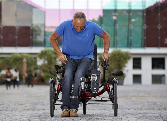 HP Velotechnik Scorpion Plus 20"/20" triciclo ammortizzato rosso magma