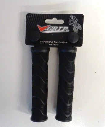 V-Grip manopole in gomma e gel nero
