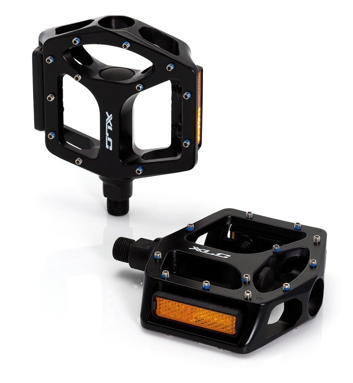 XLC pedali a piattaforma per MTB/BMX filetto 9/16" nero