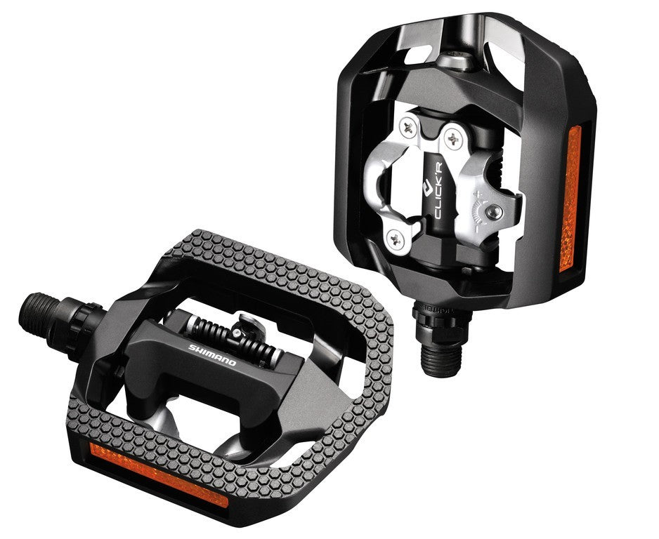 Shimano PD-T420 Click'R pedali combi nero