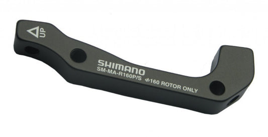 Shimano adattatore posteriore per disco da 160mm, nero