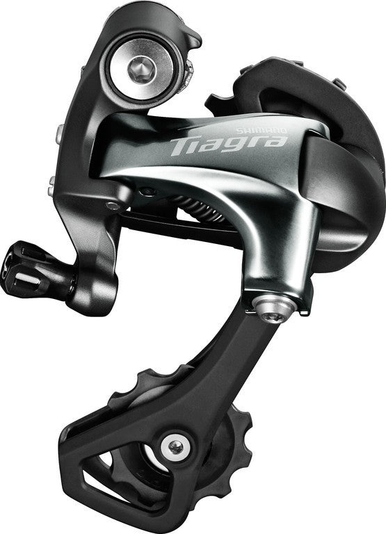 Cambio Shimano Tiagra grigio fumo RD 4700 GS gabbia lunga, 10 vel.