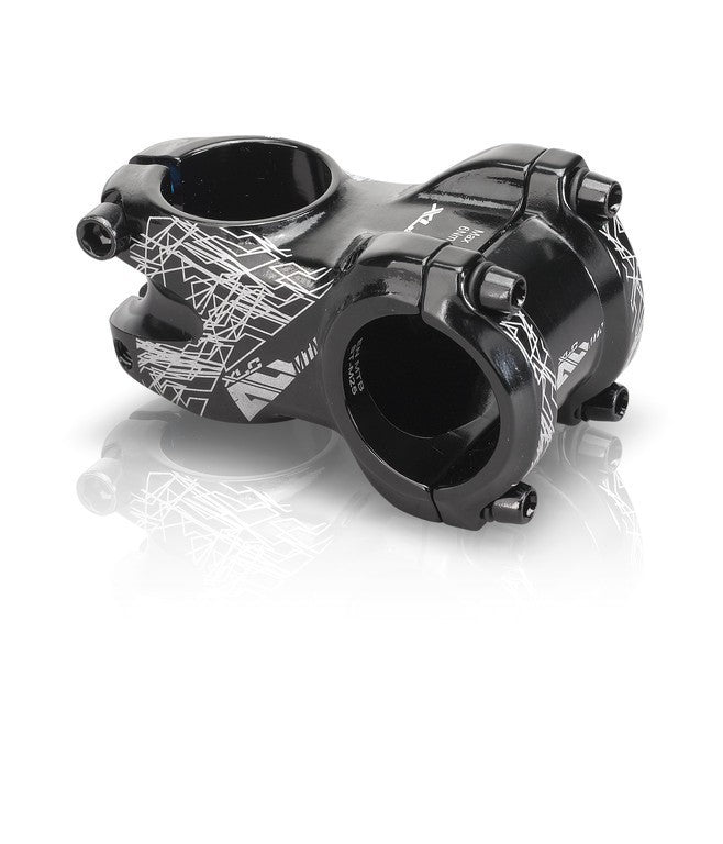 XLC All MTB A-Head attacco man. ST-M25 Nero/lucido 0°, 1 1/8", Ø 31,8mm, 35mm