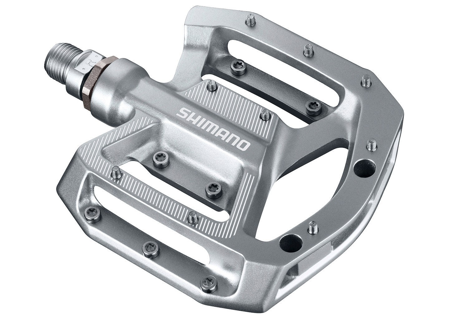 Shimano pedali a piattaforma PD-GR500 argento