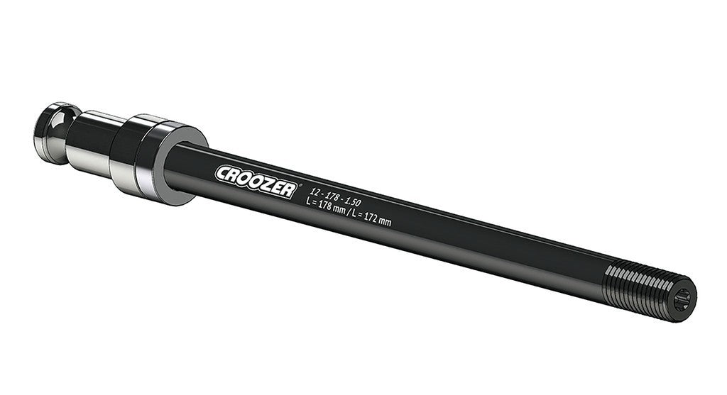 Perno passante per carrello CROOZER M12x142/148 L.178/172mm Fil.1.50mm S10mm