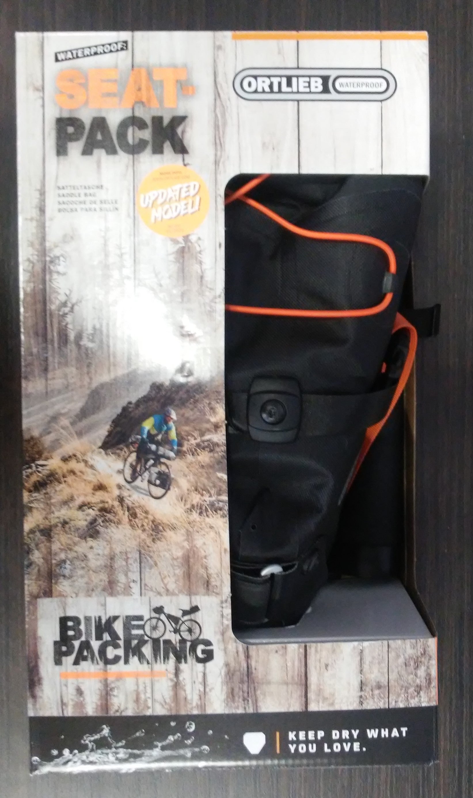 Ortlieb Seat-Pack borsa sottosella per bicicletta nero opaco 2021