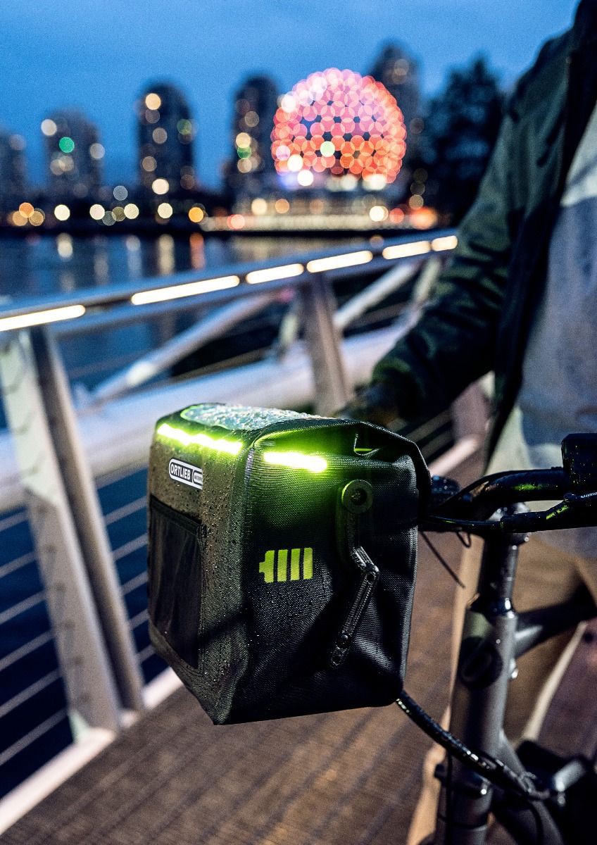 Ortlieb Borsello da manubrio E-Glow nero