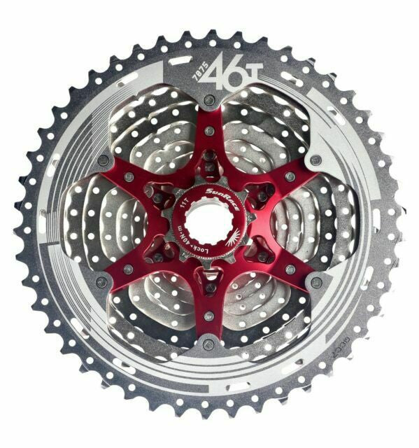 Sunrace cassetta MX8 11 velocità 11/46 denti argento
