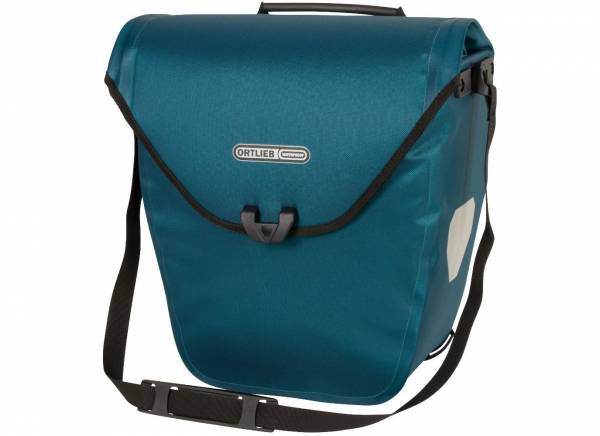 Ortlieb borsa Velo Shopper con aggancio QL2.1 colore petrolio
