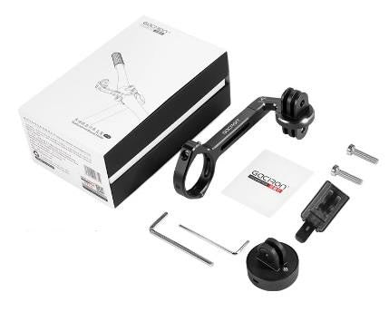 Gaciron supporto multifunzione GoPro, Garmin, MagicShine e Gaciron nero