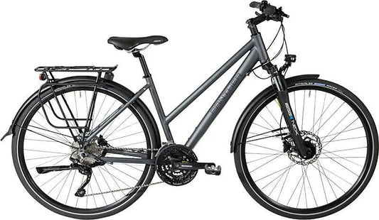 PANTHER Strassburg bicicletta da donna a 30 velocità taglia 45 grigio 