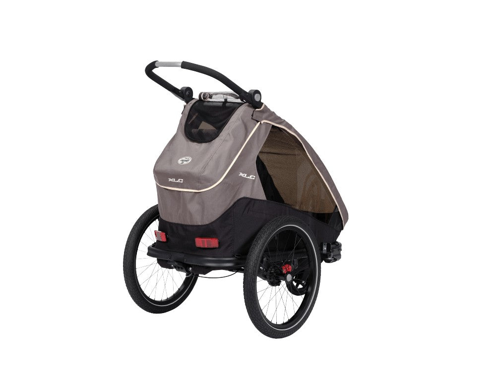 XLC Mono S carrello monoposto per bimbo BS-C09 grigio beige antracite