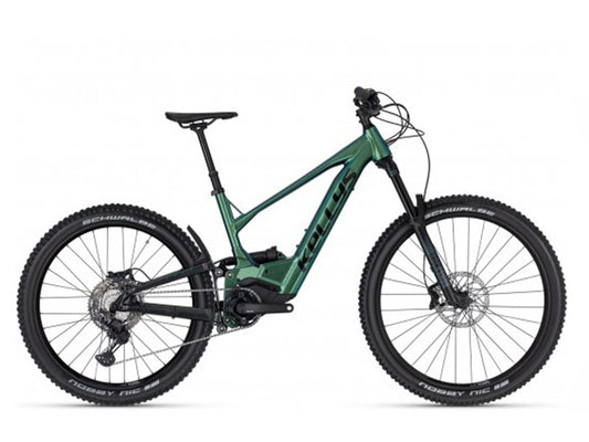 Kellys Theos R30 ebike full suspension colore magic green