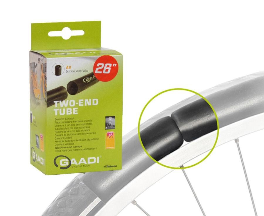 GAADI camera d'aria a due terminali 26" valvola Auto